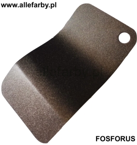 Farba Proszkowa Poliestrowa Drobna Struktura Kolor Brązowy Metalik Mat  P/F4/C/FOSFORUS/7-323 Minimum 1 kg