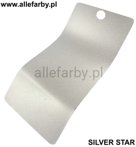 SILVER STAR Farba Proszkowa Poliestrowa Gładki Mat Metalik Felgi Samochodowe P/S4/U/2754/8-435 Minimum 20 kg