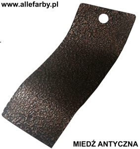 Farba Proszkowa Antyczna Miedź Poliestrowa Gruba Struktura PE54BC1157184WRX Minimum 1 kg