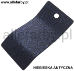 Farba Proszkowa Antyczna Niebieska Poliestrowa Gruba Struktura P/A3/C/1672/8-103 Minimum 20 kg