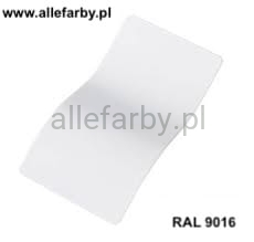 RAL 9016 Farba Proszkowa Epoksydowo-Poliestrowa Kolor Biały Gładki Połysk EP/S1/U/1747/8-468 Minimum 1 kg
