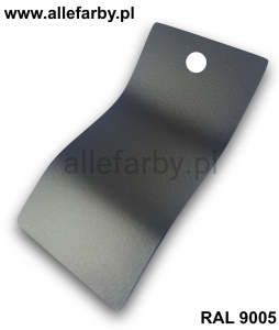 RAL 9005 Farba Proszkowa Epoksydowo - Poliestrowa Kolor Czarny Głęboki Mat EP/S5/U/3/8-248 Minimum  1 kg