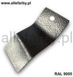 RAL 9005 Farba Proszkowa Poliestrowo-Epoksydowa Kolor Czarny Gruba Struktura EP/S4/U/1865/8-421 Minimum 20 kg  