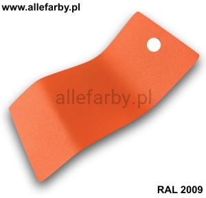 RAL 2009 Farba Proszkowa Epoksydowo-Poliestrowa Kolor Pomarańczowy Drobna Struktura EP/F5/U/1256/8-311 Minimum 20 kg ( Farba do produkcji )
