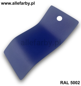 RAL 5002 Farba Proszkowa Poliestrowo-Epoksydowa Kolor Niebieski Ultramaryna Drobna Struktura Mat EP/F5/U/884/8-133 Minimum 1 kg