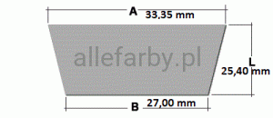 Korek Stożkowy Silikonowy Biały 27,00 mm/33,35 mm - Dedykowany Do Malowania Proszkowego op. 100 szt.