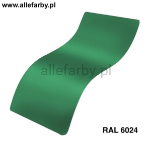 RAL 6024 Farba Proszkowa Poliestrowa Kolor Zielony Gładki Połysk P/S1/U/6024/7-414 Minimum 20 kg