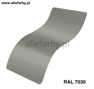 RAL 7030 Farba Proszkowa Poliestrowa Kolor Szary Kamienny Gładki Połysk P/S1/U/7030/7-425 Minimum 20 kg