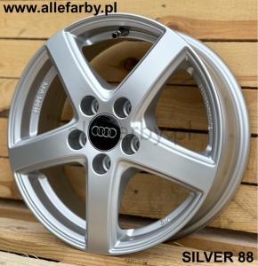 Farba Proszkowa Poliestrowa SILVER 88 Gładka Satyna Metalik Minimum 1 kg