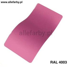 RAL 4003 Farba Proszkowa Poliestrowa Kolor Różowy Intensywny Mat P/S4/U/4003/G-027 Minimum 20 kg