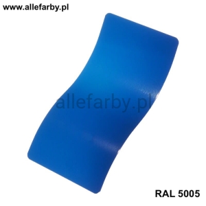 RAL 5005 Farba Proszkowa Poliestrowa Kolor Niebieski Sygnałowy Gładki Mat P/S4/U/5005/G-039 Minimum 20 kg