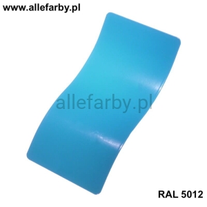 RAL 5012 Farba Proszkowa Poliestrowa Kolor Niebieski Świetlisty Gładki Mat P/S4/U/5012/G-045 Minimum 20 kg