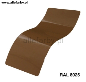 RAL 8025 Farba Proszkowa Poliestrowa Kolor Brązowy Blady Mat P/S4/U/8025/G-102 Minimum 20 kg