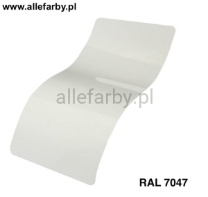 RAL 7047 Farba Proszkowa Poliestrowa Kolor Szary Mleczny Gładki Połysk P/S1/U/7047/2-325 Minimum 1 kg