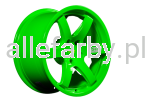 RAL 6038 Farba Proszkowa Epoksydowo - Poliestrowa Kolor Neonowy Zielony Świetlisty Gładki Połysk EP/S1/U/6038/B-160 Minimum 1 kg