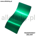 Transparent Zielony Farba Proszkowa Poliestrowa Gładki Połysk GREEN P/S1/U/GREEN12/2-510 Minimum 1 kg