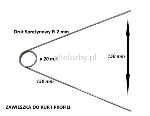 Zawieszka do rur i profili 150mm x 2mm.png