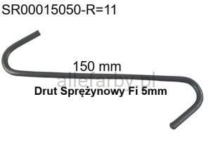 Zawieszka Lakiernicza z Drutu Sprężynowego SR00015050-R=11 - 50 szt.