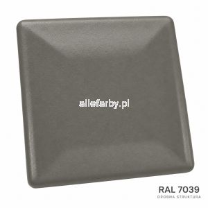 RAL 7039 Farba Proszkowa Poliestrowa Kolor Szary Kwarcytowy Drobna Struktura Mat PE58AT7039180SPX