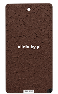 RAL 8017 KROKODYL Farba Proszkowa Poliuretan Kolor Brązowy Czekoladowy PP/S5/C/8017/B-311