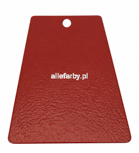 RAL 3011 Farba Proszkowa Poliestrowo Epoksydowa Kolor Czerwony Burgundzki Gruba Struktura EP/T2/U/744/8-182 