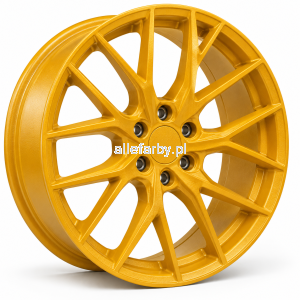 ZŁOTY METALIK POŁYSK GOLD 91 Farba Proszkowa Poliestrowa Gładka P/S1/C/GOLD91/B-318